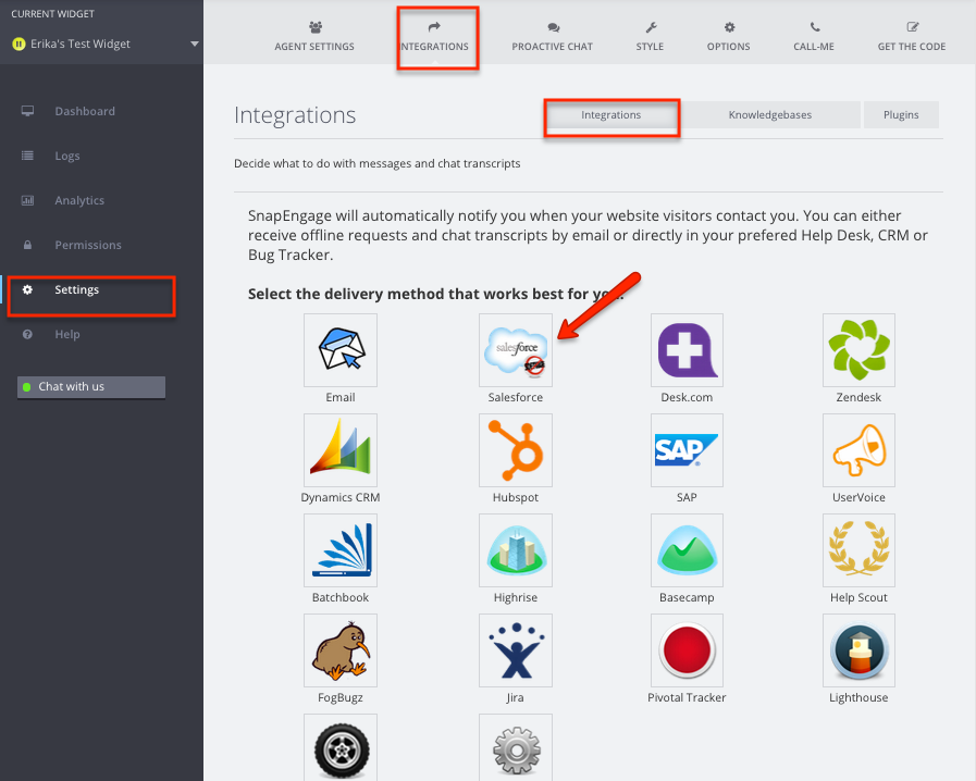 Integrate Live Chat With Salesforce | SnapEngage Live Chat