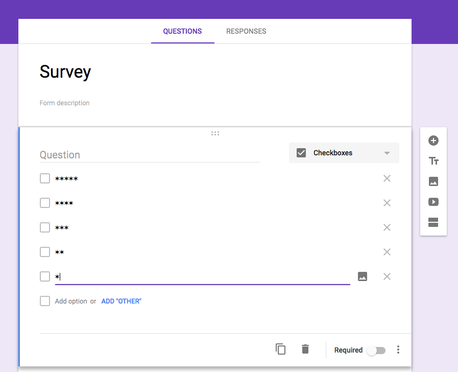 Google Survey Templates